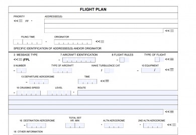 ICAO Flight Plan