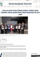 Ceny za vývoz letos získaly Inekon, Isoline nebo Toshulin. Roste počet firem, které exportují do více zemí