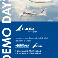 Demo days 1.9-2.9.2023 Tecnam a Shark