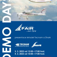 DEMO DNY Shark a Tecnam na Letišti v Benešově (LKBE)