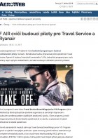 F AIR cvičí budoucí piloty pro Travel Service a Ryanair