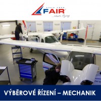 Selection process for the position MECHANIC for our branches at Benešov Airport and Karlovy Vary Airport.